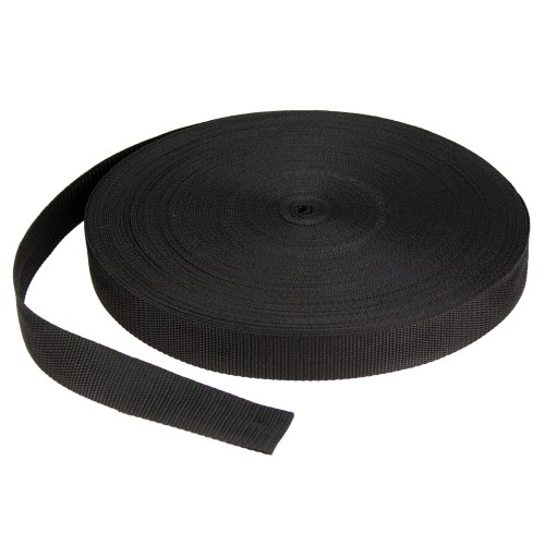 Taśma PP Nośna Czarna 30mm/50mb 