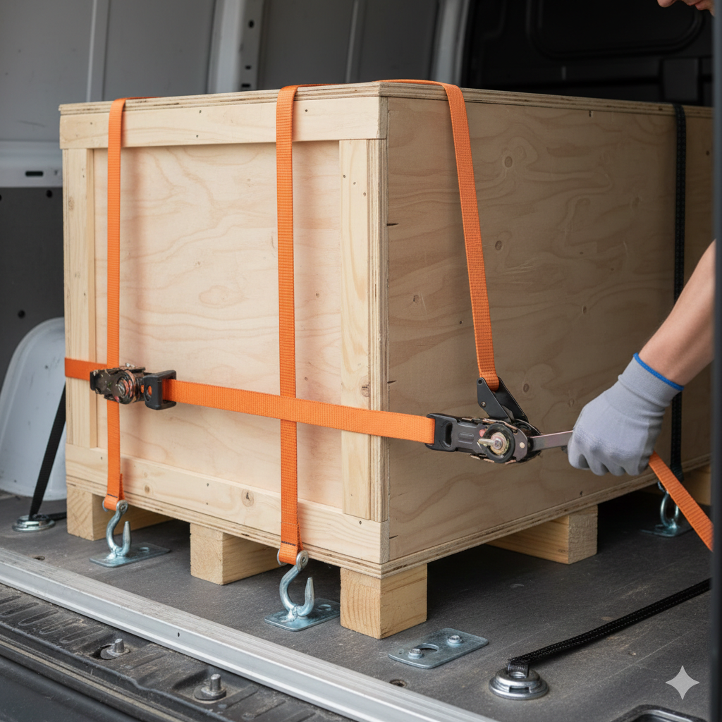 Jak prawidłowo zabezpieczyć ładunek pasami transportowymi?